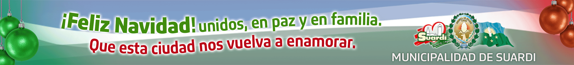 Feliz Navidad - Municipalidad de Suardi 