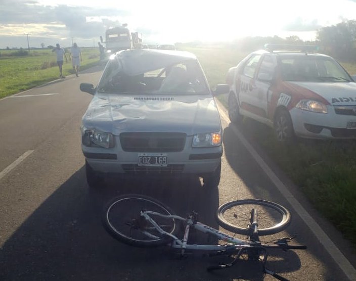 La Paquita: Falleció el ciclista embestido en ruta 17