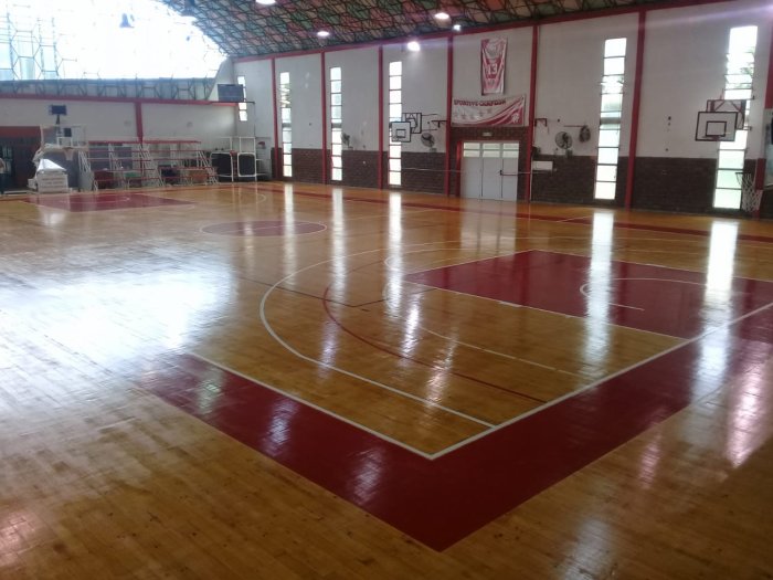 Sportivo renovó su cancha de básquetbol