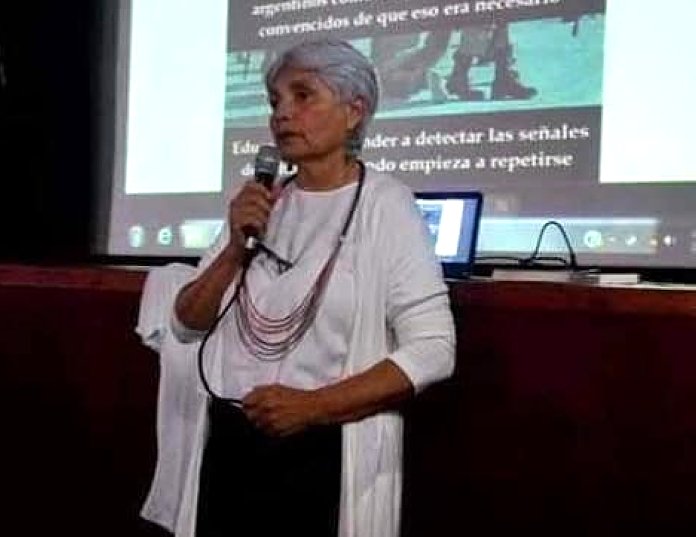 Día de la Memoria: Lina Medina disertó en Suardi
