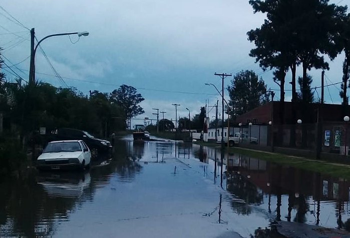 En Laspiur llovieron más de 200 mm. en 5 horas