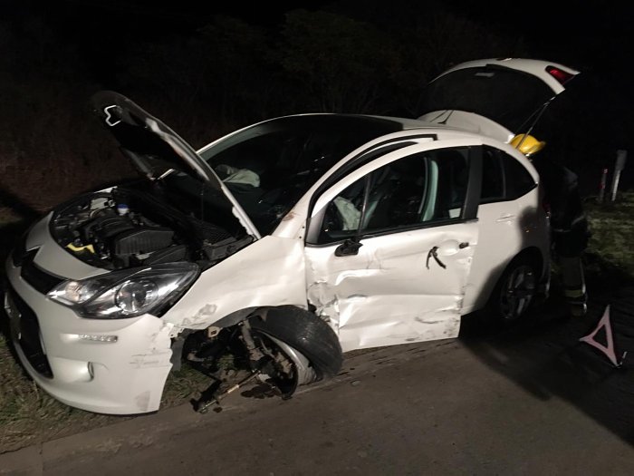 Matrimonio de Suardi se accidentó en jurisdicción de Morteros