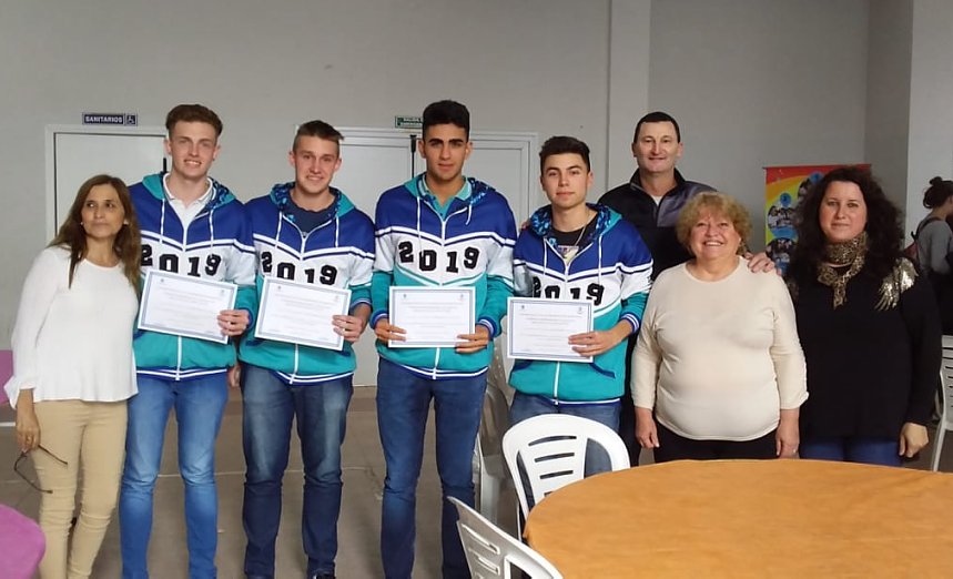 Tercer puesto para chicos de Suardi en el certamen 