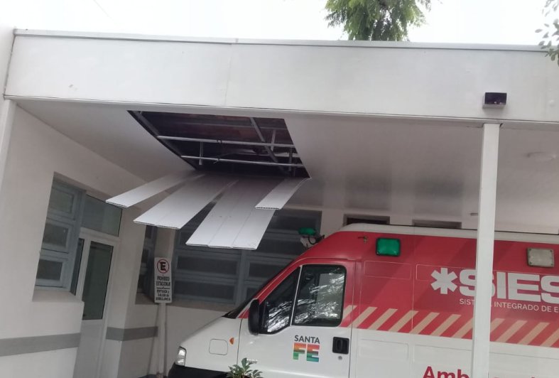 Arrufó sufrió las consecuencias de la fuerte tormenta