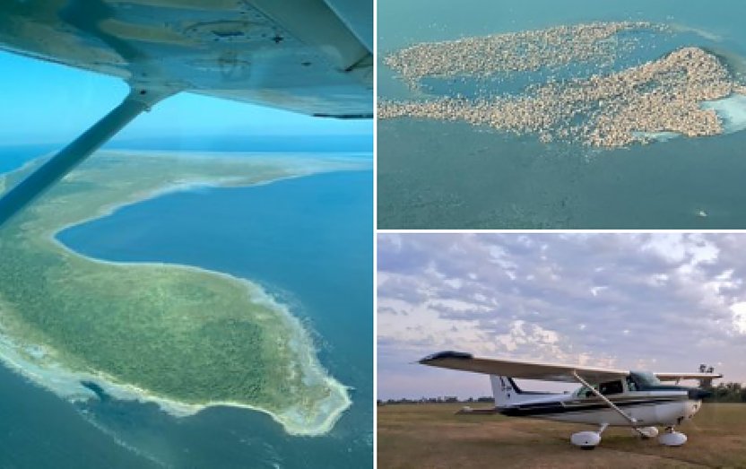 Miramar: Realizaron el censo de flamencos y firmaron convenio