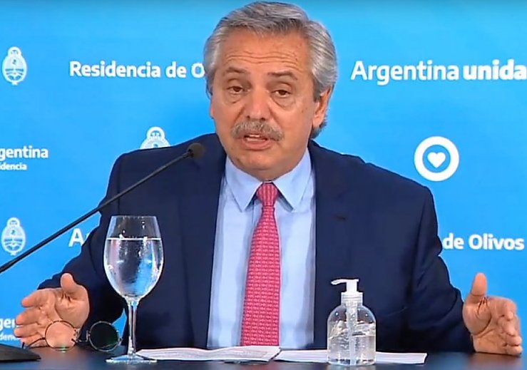 El Presidente anunció la extensión de la cuarentena hasta el 12 de abril