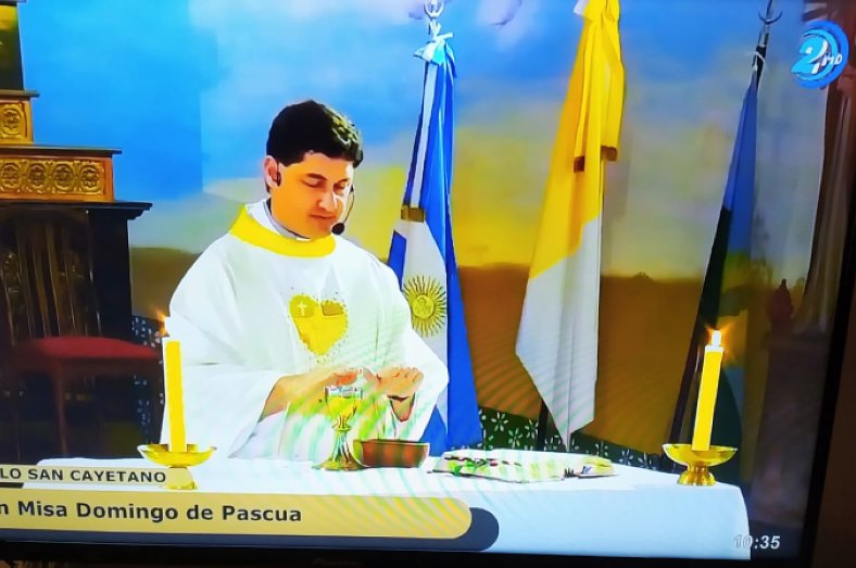 El Padre Canalis dijo que la Pascua es la gran noticia para la humanidad