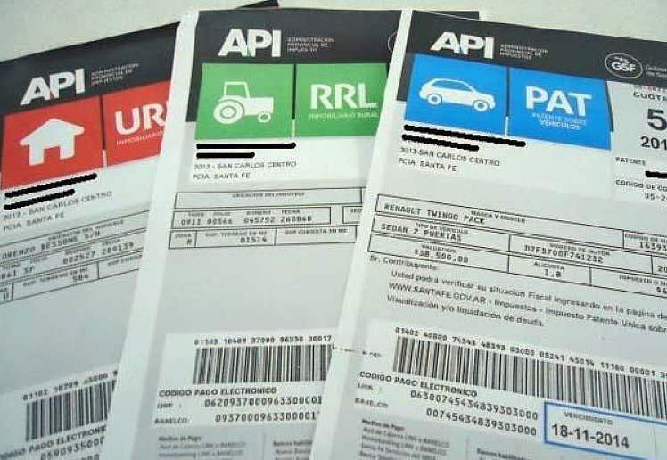 API dispuso una nueva prórroga de los impuestos provinciales