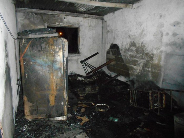 Morteros: Una vivienda quedó destruída por el fuego 