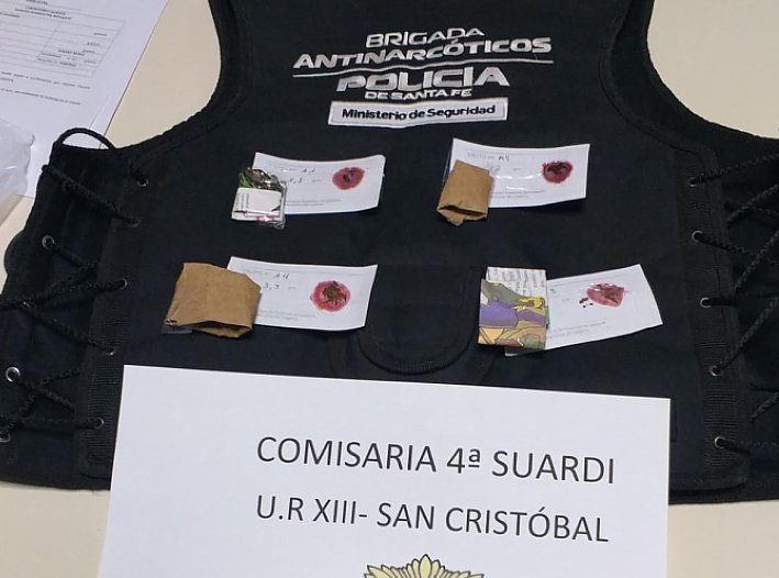 Suardi: Cinco detenidos durante el fin de semana y dos con drogas