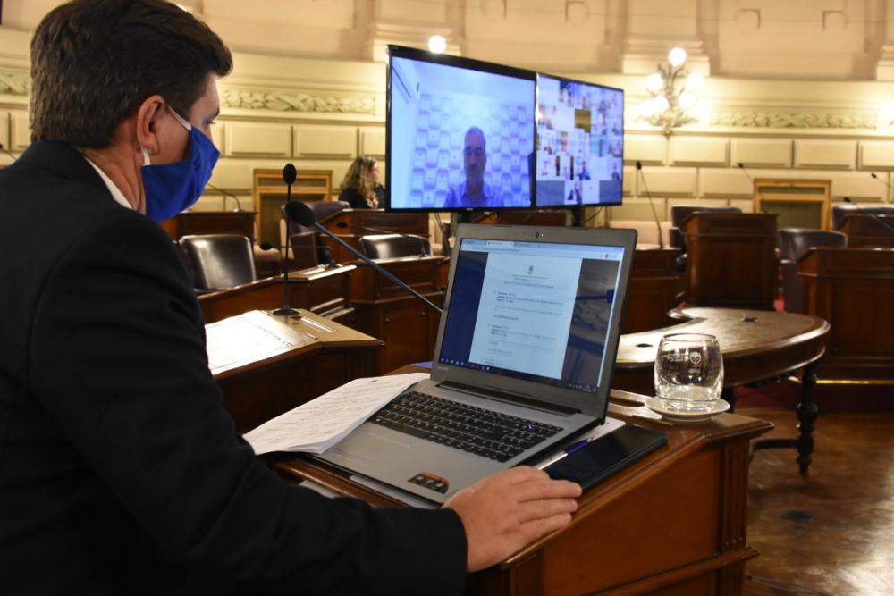Histórica sesión virtual del Senado santafesino