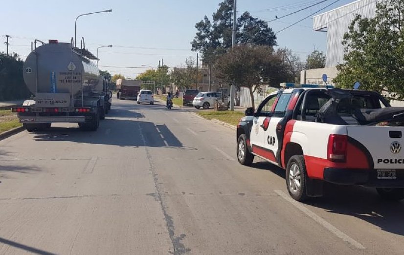 Motociclista lesionado en un accidente en Balnearia