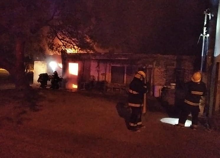 Un incendio afectó una vivienda de Morteros