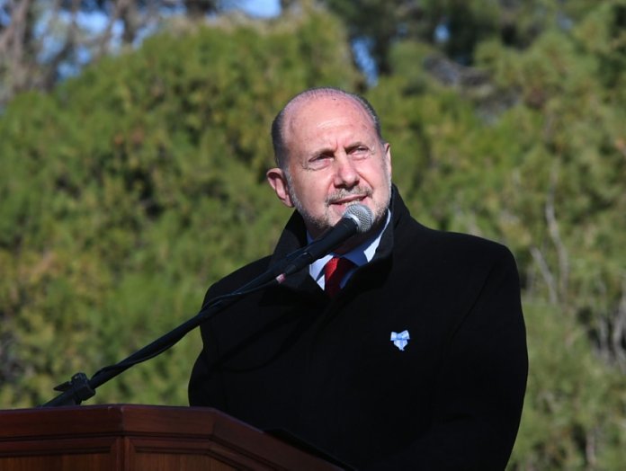 Perotti presidió en Rafaela el acto central del 9 de Julio
