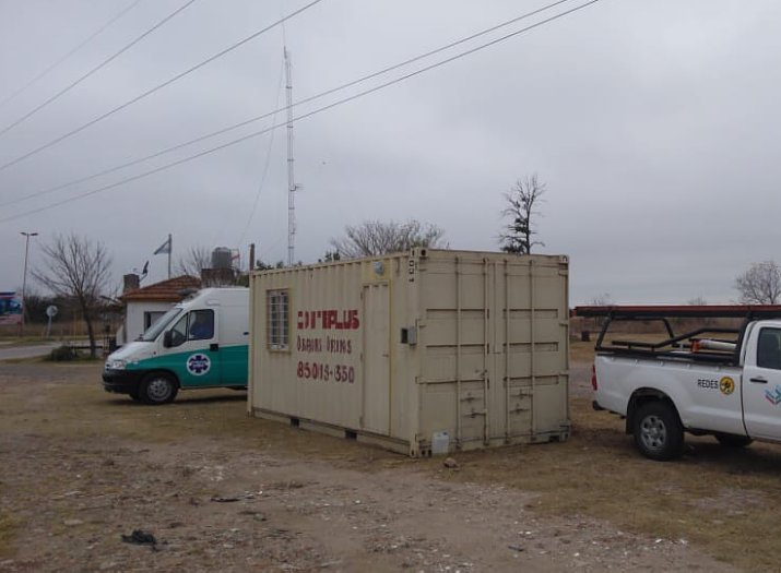 Instalaron un puesto sanitario en el cruce de rutas 1 y 17