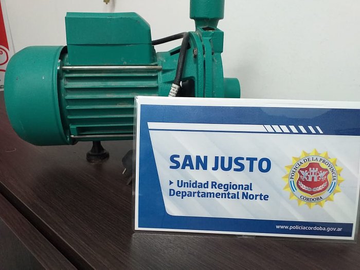 Policía de Brinkmann recuperó elemento robado al municipio