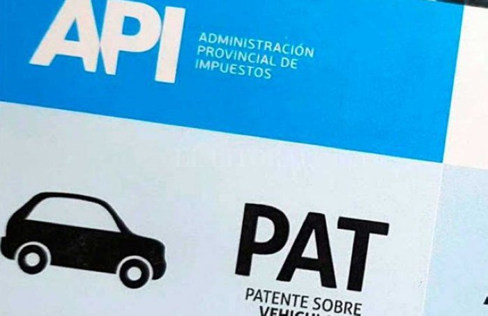 API recuerda como abonar la patente sobre vehículos