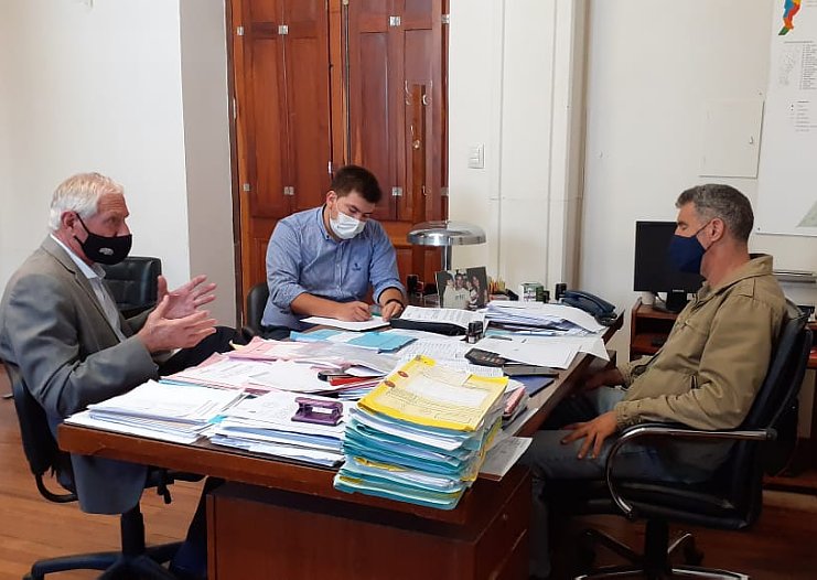 Boscarol realizó gestiones por cloacas y nuevo Juzgado