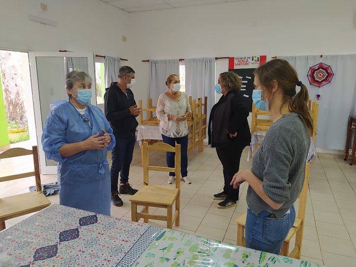 Arribó a Morteros personal del Ministerio de Salud provincial