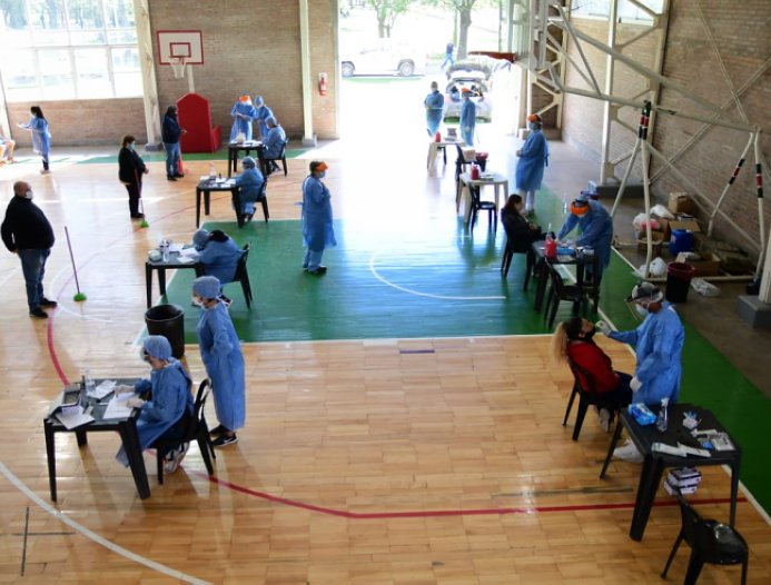 Testeos masivos en Morteros, 45 casos y un fallecimiento