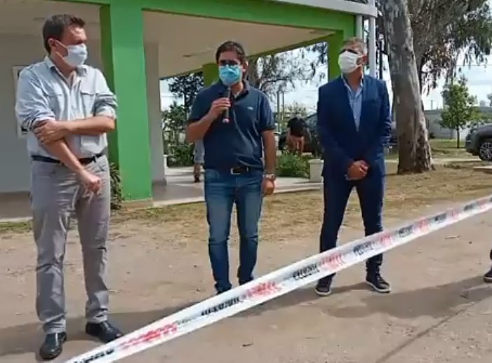 Cardozo visitó Morteros y dijo que pondrá en marcha la terapia del Hospital