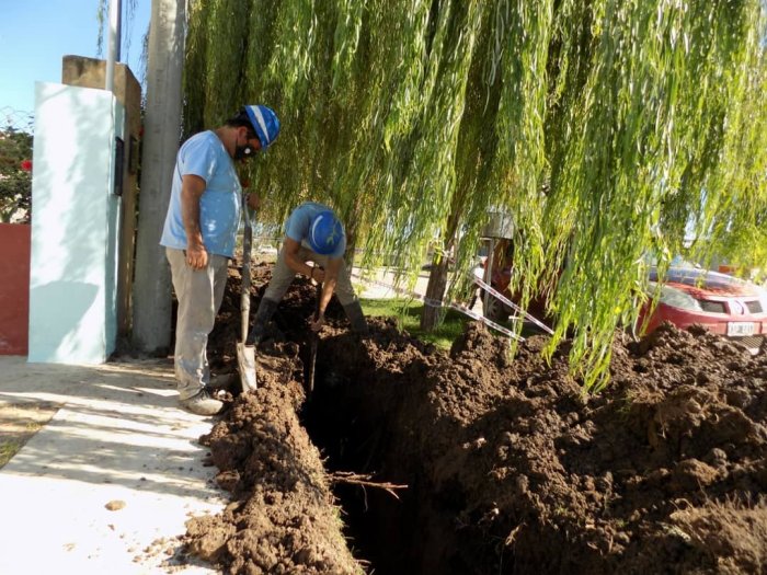 CoopMorteros trabaja en la ampliación de la red de agua potable