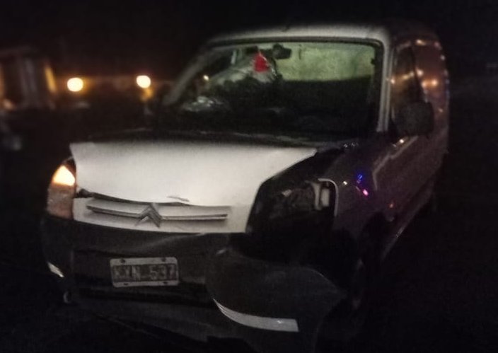 Accidente en el acceso Norte de Morteros