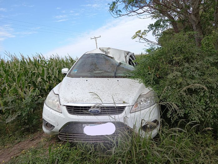 Menor lesionado en accidente en Monte Oscuridad