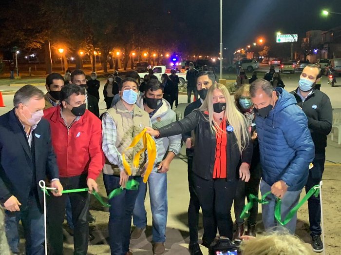 Inauguraron obras en la Av. Vicente Casares de Ceres