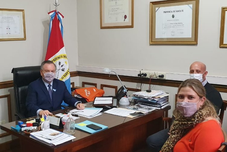 Michlig se reunió con funcionarios municipales de San Guillermo