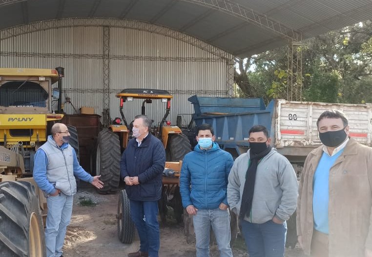 Michlig y González visitaron Monigotes y Villa Trinidad