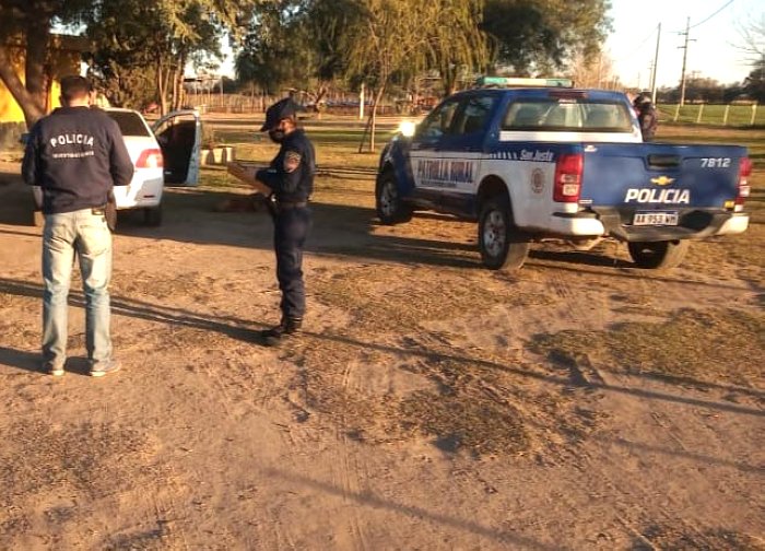 Policía de Balnearia recuperó animales robados y secuestró una escopeta
