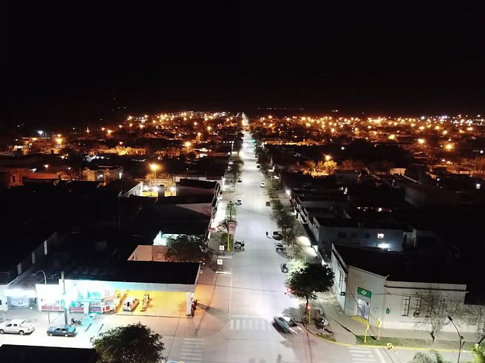 Inauguraron iluminación Led en dos calles de San Guillermo