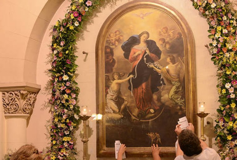 Col. San Pedro: Se realiza la 23ª Peregrinación a María la que desata los Nudos
