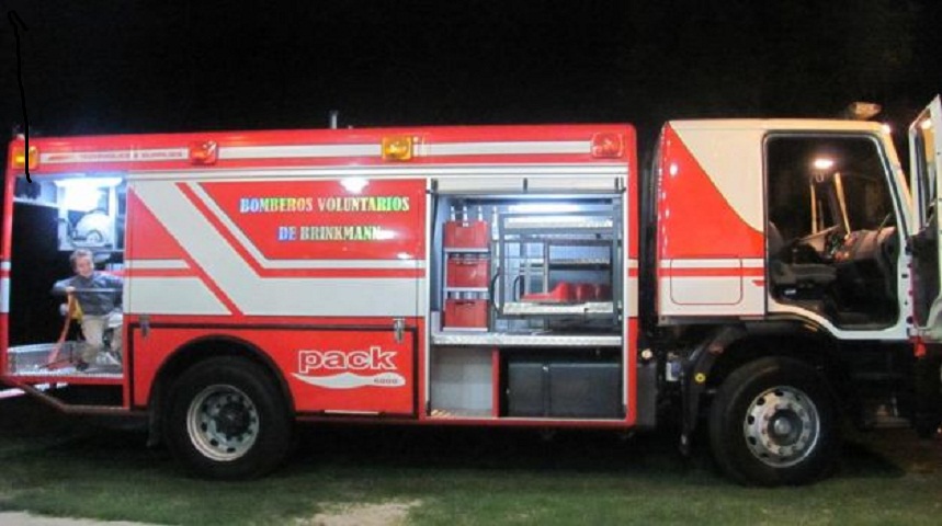 En una empresa láctea de Brinkmann se registró un principio de incendio