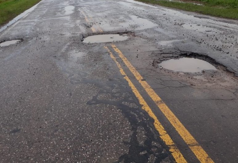 Michlig volvió a pedir por la repavimentación de la ruta 23