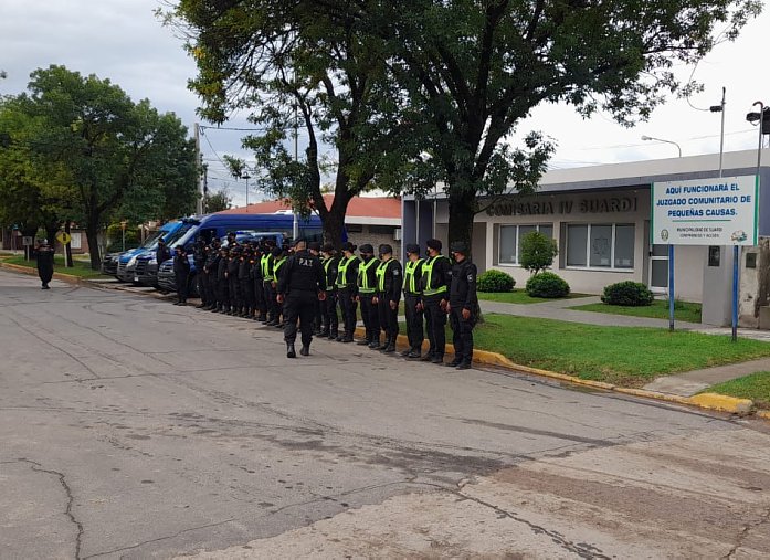Policía departamental realizó mega operativo en Suardi