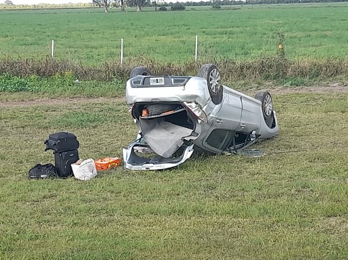 Matrimonio de San Cristóbal se accidentó en cercanías de Suardi