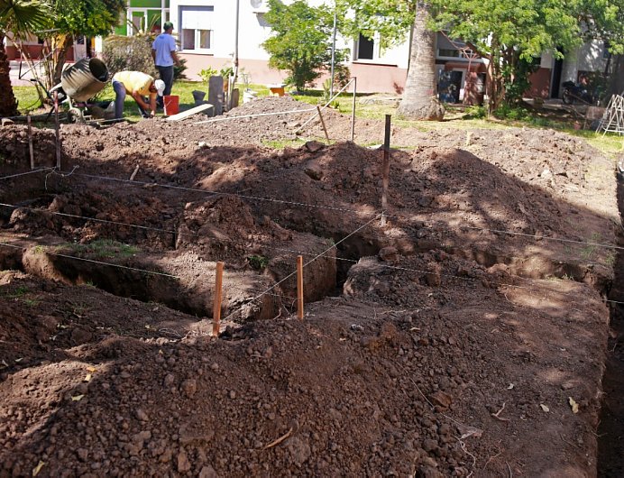 Morteros: Se iniciaron las obras de la décima aula Aurora