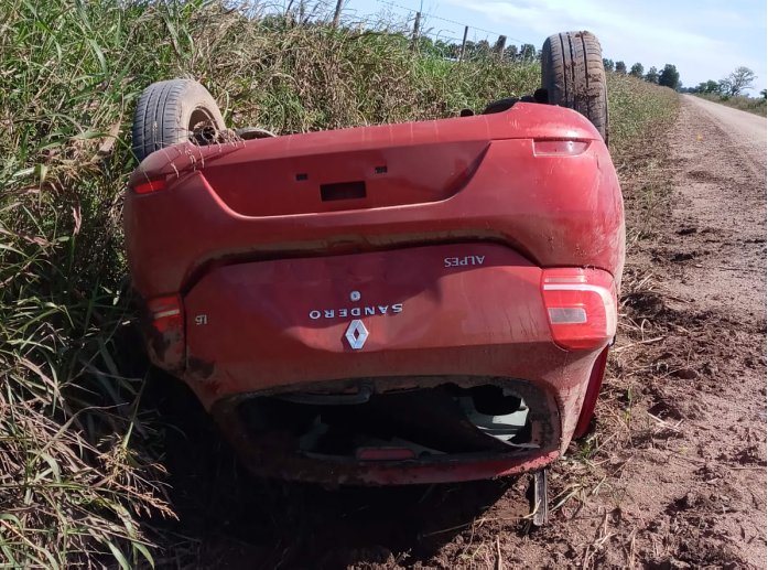 Accidente en zona rural de Monte Oscuridad