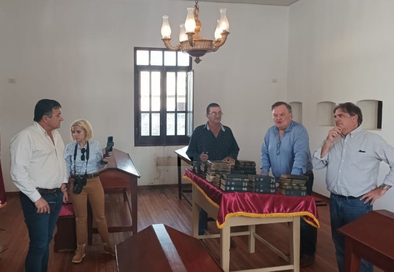 El Ministro Llonch visitó Moisés Ville, Las Palmeras y Hersilia