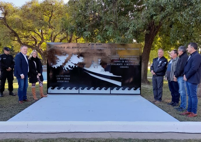 Ambrosetti rindió homenaje a Néstor Córdoba a 40 años de la guerra de Malvinas