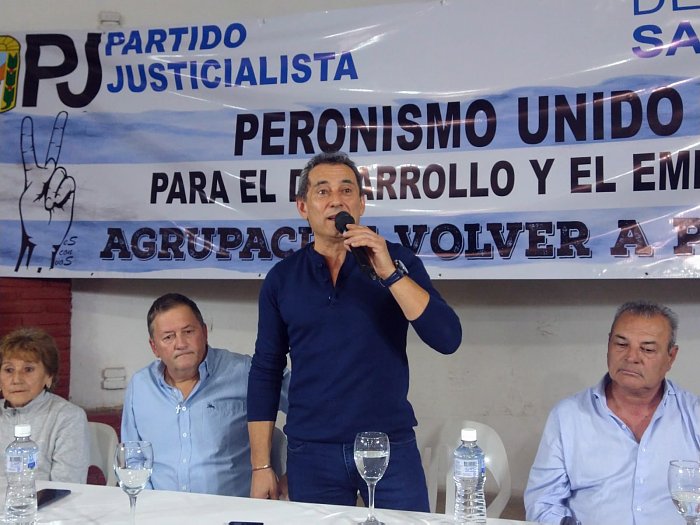 Sasia busca encabezar la unidad del Peronismo departamental
