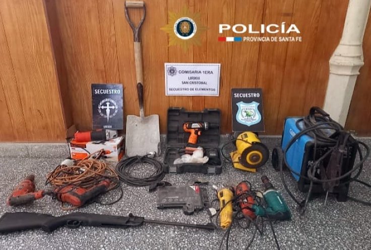 Allanamiento positivo en una vivienda de San Cristóbal