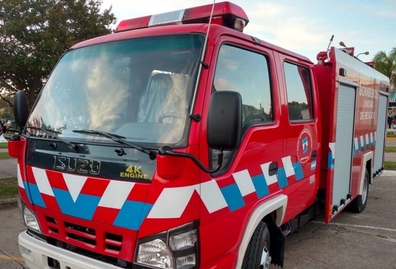 Bomberos de Suardi intervinieron en un siniestro en una vivienda