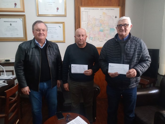 Michlig se reunió con los Ptes. Comunales de Col. Bossi y Dos Rosas