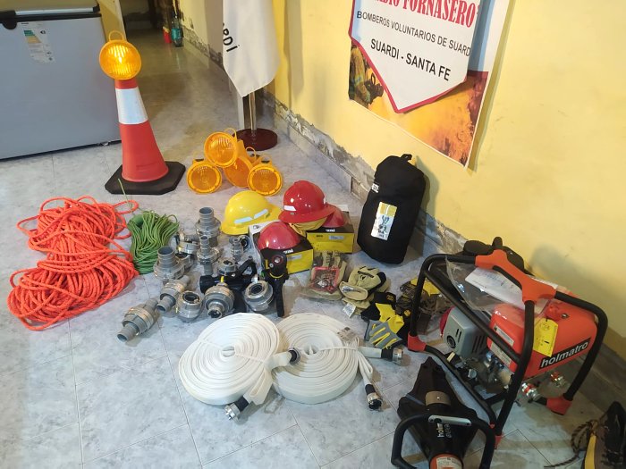 Bomberos de Suardi cumplieron 29 años con una importante inversión