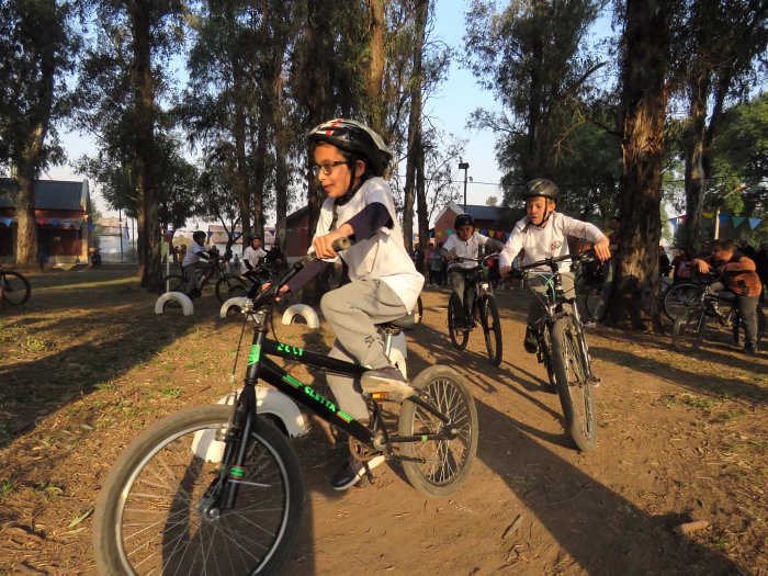 Inauguraron circuito de ciclismo en Suardi
