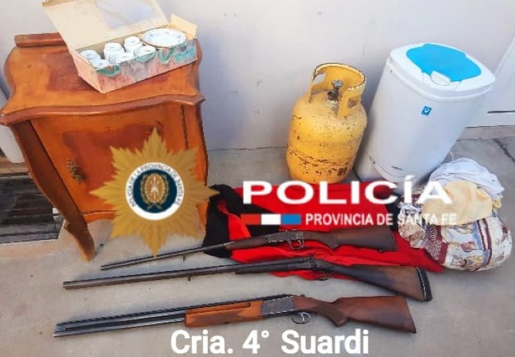 Recuperaron parte de lo robado en una vivienda de Suardi