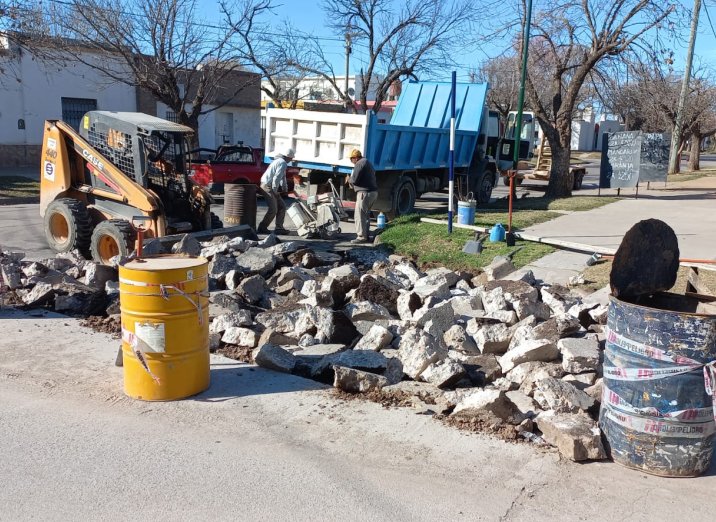 Avanzan varias obras públicas en Morteros